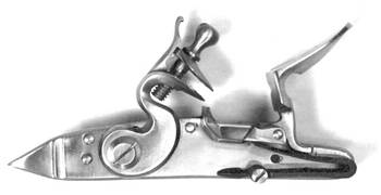14925 - Chambers right hand large Siler flintlock - Locks