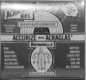 27915 - AcraGlass Gel Epoxy Kit, 4 oz Kit  - Bedding/Repair Compounds