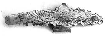 34685-Danish Engraved G.S. sideplate - Sideplates