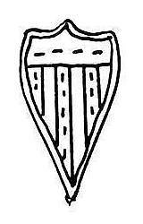 12090 - Brass large shield inlay - Inlays