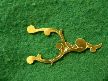 12315 - Brass tang inlay  - Inlays