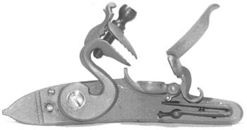 15070 - Right hand Durs Egg flintlock –L&R Model 1100 - Locks