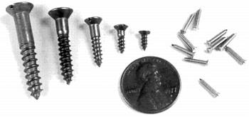 16385 - #4 dia x 1/2 long screws - 