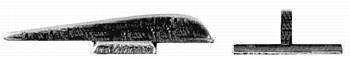 16490 - Low Silver Blade on 1/16” thick Brass base - Sights