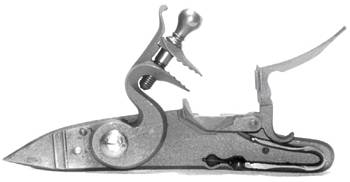 21080 - L&R Classic flintlock bridled frizzen - right hand  - Locks