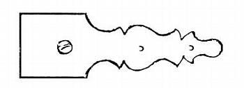 21140 - Berks County toeplate brass - Toeplates