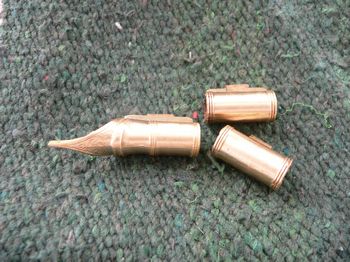 24240 - English Thimble set - brass - Thimbles