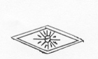 24940 - Brass diamond inlay - Inlays
