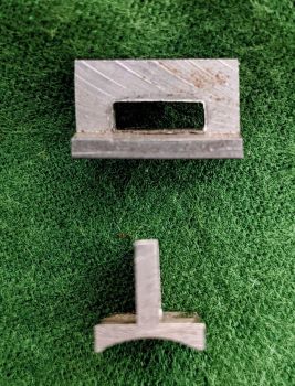27660 - 3/4 concave slotted underlug  - Underlugs-Keys&Ribs