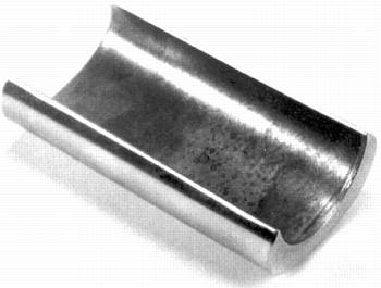 Shallow Crescent Muzzleloader Nose Cap 1" barrel German Silver New 