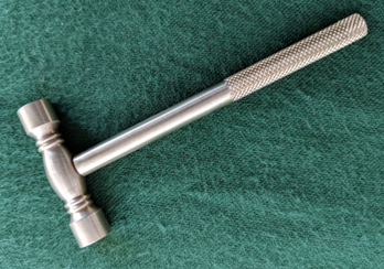 32340 - Solid Brass Knapping Hammer - Tools