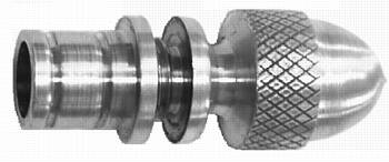 32690 - Small Brass Acorn and bushing - Measures&Cappers