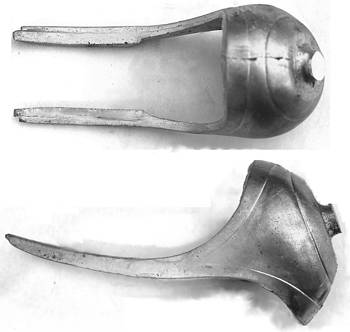 BC-245-I 1733-60 French ButtCap-Steel  - ButtCaps