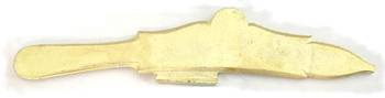 34260-1733-1760 French D brass S/P  - Sideplates