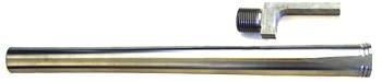 BLPR6210S - .62 cal 10 long swamped round smoothbore pistol barrel - PistolBarrels