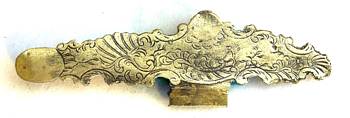 34675-Danish brass sideplate - 