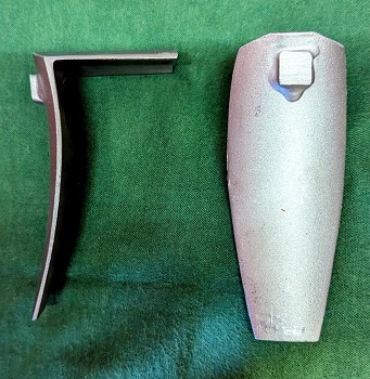 BP-IH-B Isaak Haines buttplate in brass - Buttplates