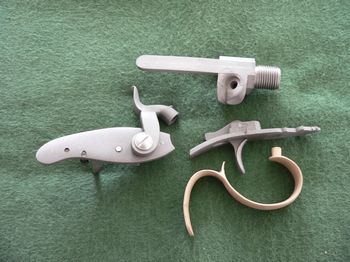 DERRLRB - Derringer pistol parts set - brass triggerguard - Pistols