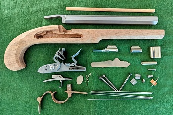 DU-KIT-50L - Walnut Dueler Pistol Kit - 