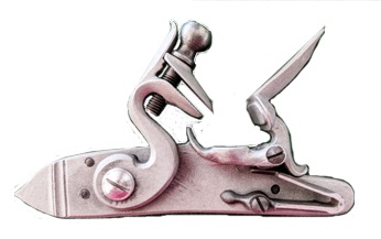 LK-LA-2400 - Right hand Late American flintlock - Locks