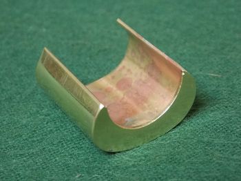 NCPR12B - Brass Pistol nosecap 1 inch long - Nosecaps