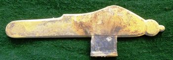 SP-1733-B Pistol sideplate in brass - Sideplates
