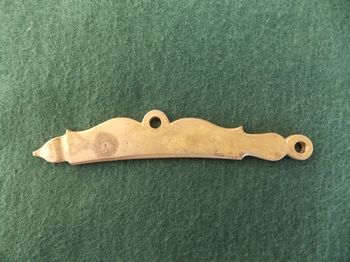 SP-1800-B Brass sideplate L&R made for LH Manton locks - Sideplates