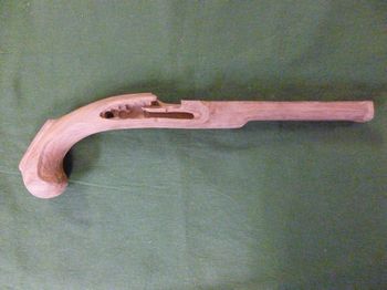 STPEP2ORLS - Maple CM2 pistol stock inlet for small Siler lock - Pistols