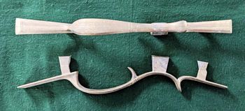 TG-BECK-B Trigger guard for Beck rifle wax cast in brass - Triggerguards