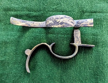 TGP-KYL-B Large Kentucky pistol trigger guard in brass - PistolTriggerguards